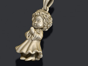 Baby pendant 3D प्रिंट मॉडल