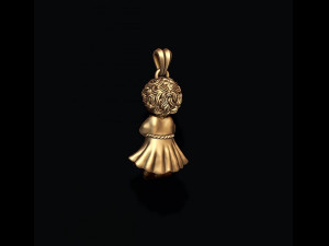 Baby pendant 3D प्रिंट मॉडल
