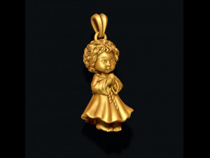 Baby pendant 3D प्रिंट मॉडल