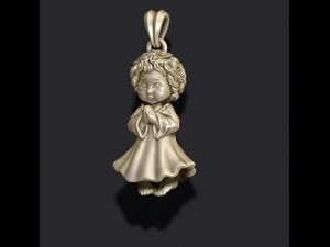 Baby pendant 3D प्रिंट मॉडल