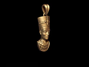 Nefertiti pendant 3D Print Model