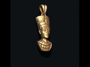 Nefertiti pendant 3D Druckmodell