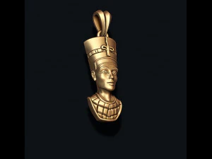 Nefertiti pendant 3D Print Model