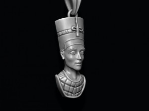 Nefertiti pendant 3D Druckmodell