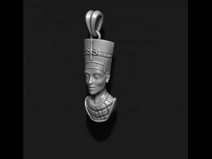 Nefertiti pendant 3D Print Model