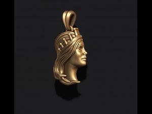 Queen pendant 3D Print Model