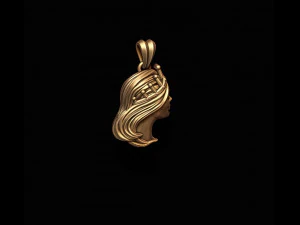 Queen pendant 3D Print Model