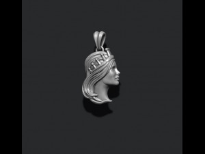Queen pendant Modello di stampa 3D