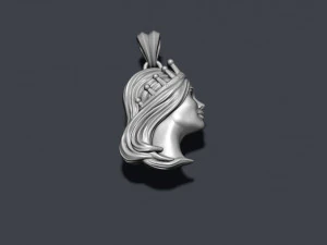 Queen pendant 3D Print Model