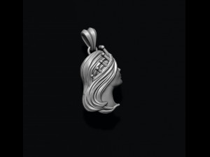 Queen pendant 3D 打印模型