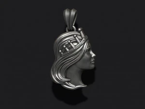 Queen pendant 3D Print Model