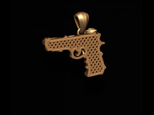 Gan and rose pendant 3D Print Model