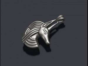 Egyptian anubis head pendant 3D प्रिंट मॉडल