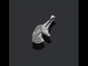 Egyptian anubis head pendant 3D प्रिंट मॉडल