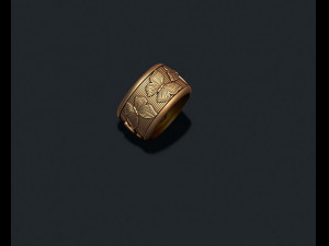 Butterfly ring Modèles 3D en vedette