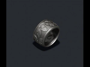 Butterfly ring 3D Print Model