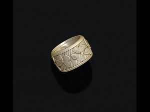 Butterfly ring 3D Print Model