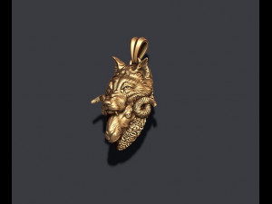 Sheep wolf ring 3D Print Model