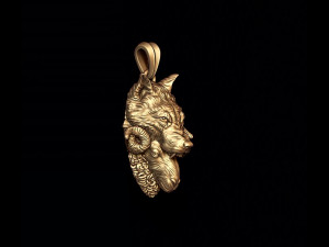Sheep wolf ring Modèles 3D en vedette