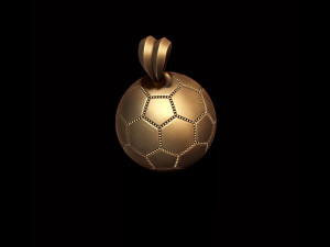 Football ball pendant 3d pack set 3D Принт Модель