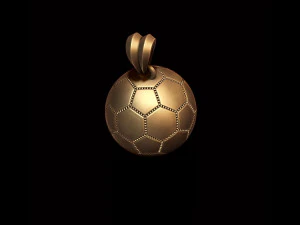 Football ball pendant 3d pack set 3D Print Model