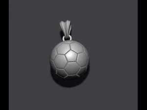 Football ball pendant 3d pack set 3D Print Model