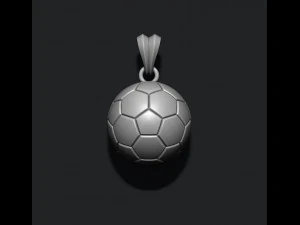 Football ball pendant 3d pack set 3D Print Model