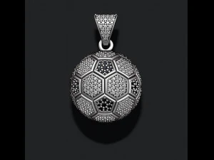 Football ball pendant 3d pack set 3D Print Model