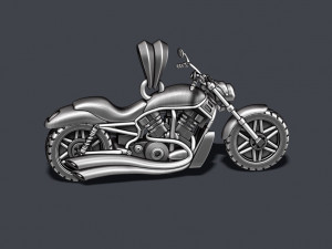 Motorcycle pendant 3d 3D Print Model