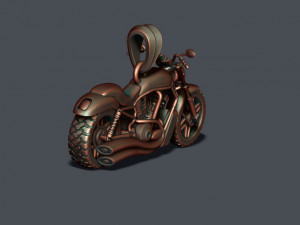 Motorcycle pendant 3d 3D Print Model