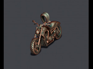Motorcycle pendant 3d 3D Print Model