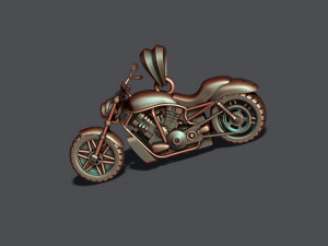 Motorcycle pendant 3d 3D Print Model