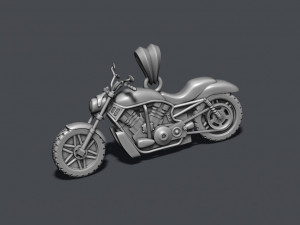 Motorcycle pendant 3d 3D Print Model
