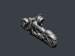 Motorcycle pendant 3d 3D Print Model