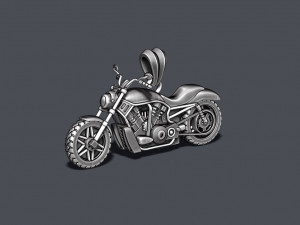 Motorcycle pendant 3d 3D Print Model