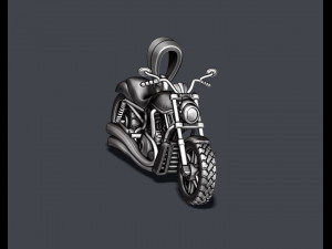 Motorcycle pendant 3d 3D Print Model