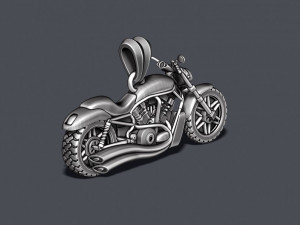 Motorcycle pendant 3d 3D Print Model