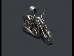 Motorcycle pendant 3d 3D Print Model