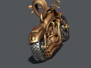 Motorcycle pendant 3d 3D Print Model