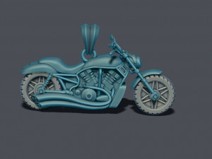 Motorcycle pendant 3d Modèles 3D en vedette