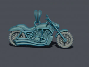 Motorcycle pendant 3d 3D Print Model