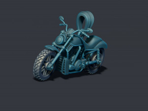 Motorcycle pendant 3d Modèles 3D en vedette