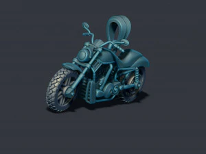 Motorcycle pendant 3d 3D Print Model