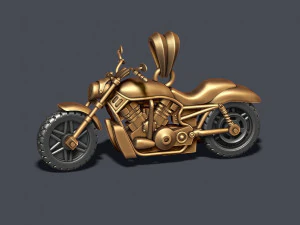 Motorcycle pendant 3d 3D Print Model
