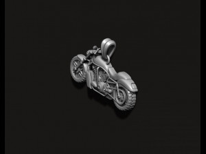 Motorcycle pendant basrelief Modèles 3D en vedette