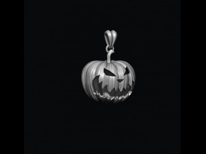Halloween pumpkin pendant 3D Print Model