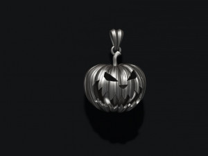 Halloween pumpkin pendant 3D Print Model