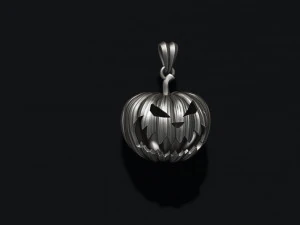 Halloween pumpkin pendant 3D Print Model