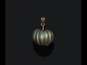 Halloween pumpkin pendant 3D Print Model