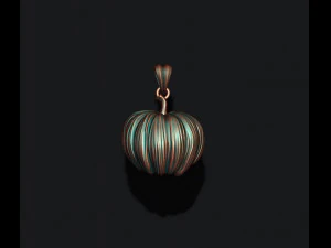 Halloween pumpkin pendant 3D Print Model